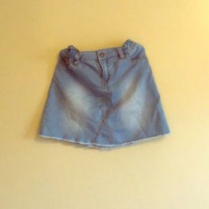 Blue jean skirt